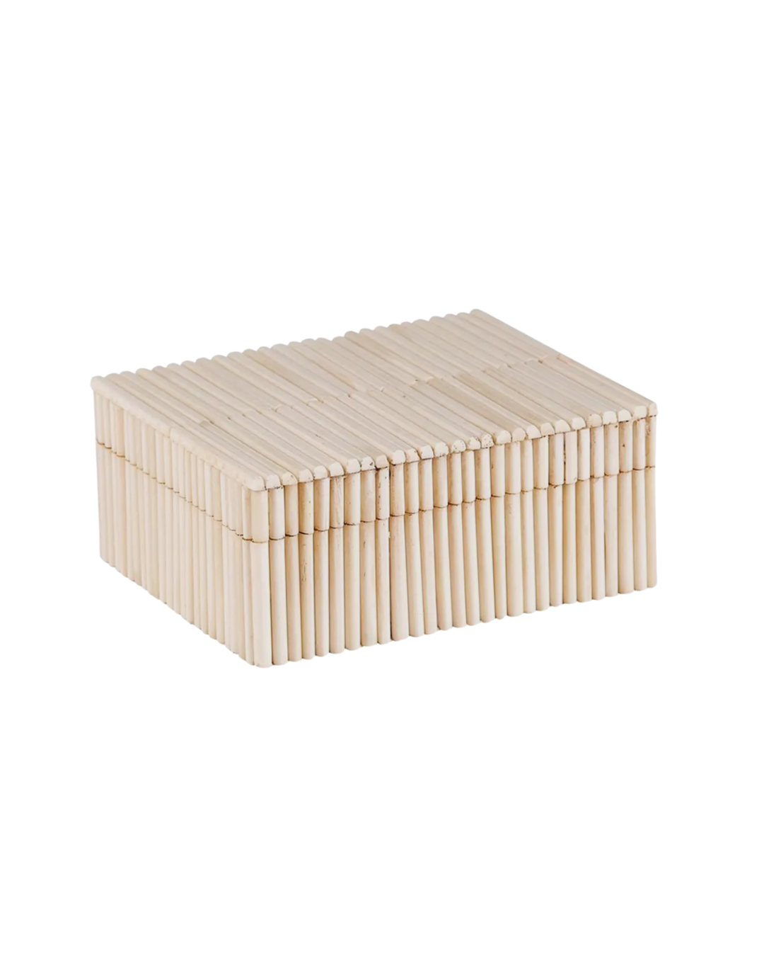 White Stripe Keepsake Box