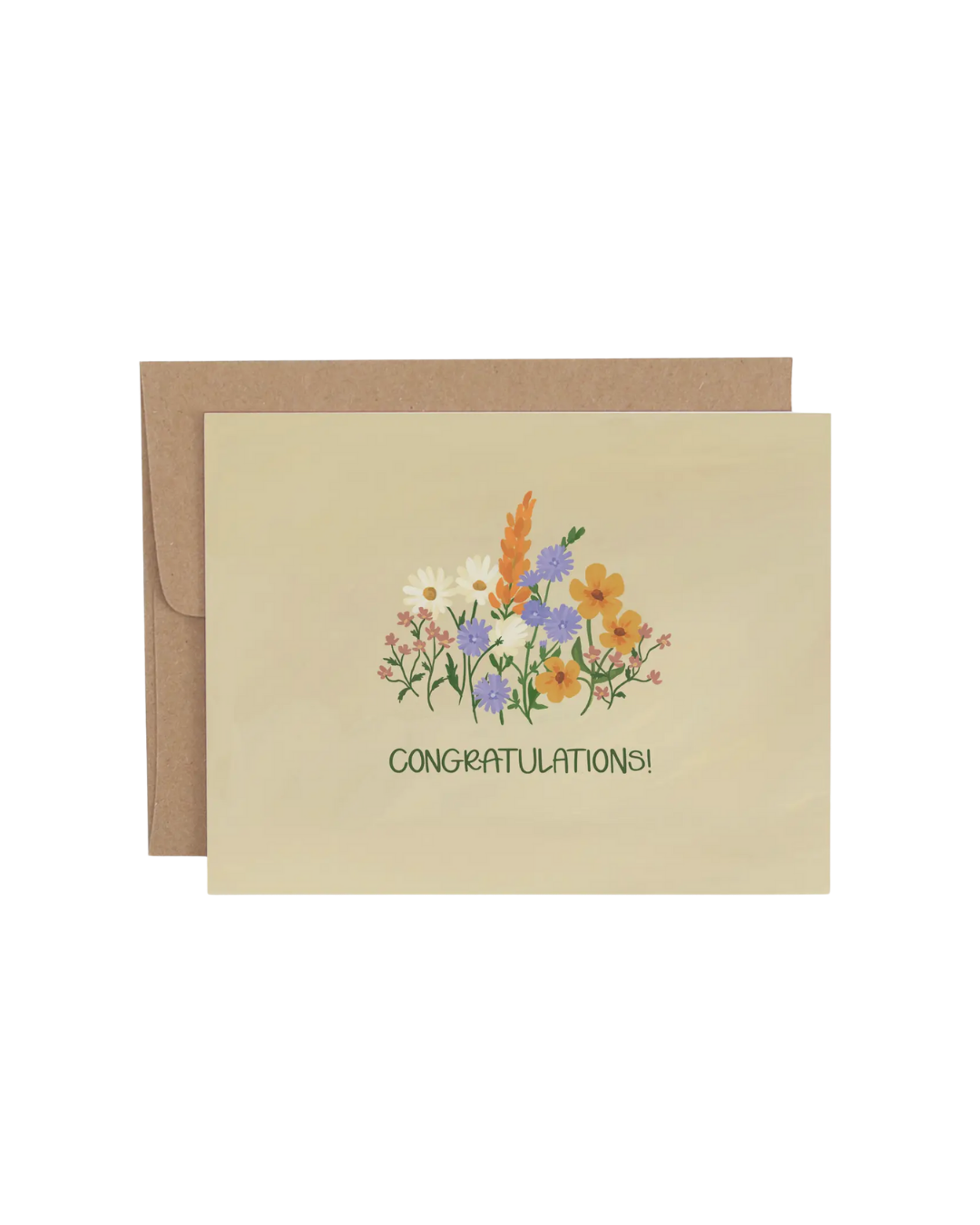 Wildflower Congrats Greeting Card