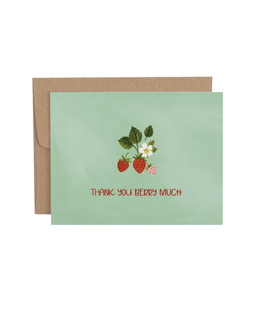 Thank You Berry Much Greeting Card