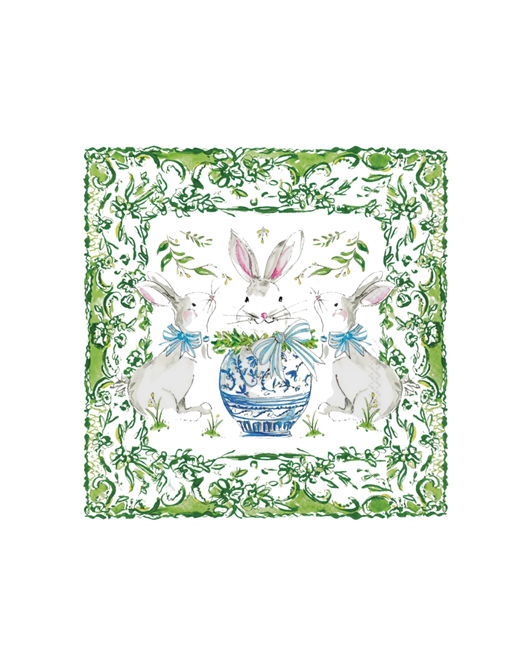 20ct Paper Lunch Napkins- Easter Bunnies