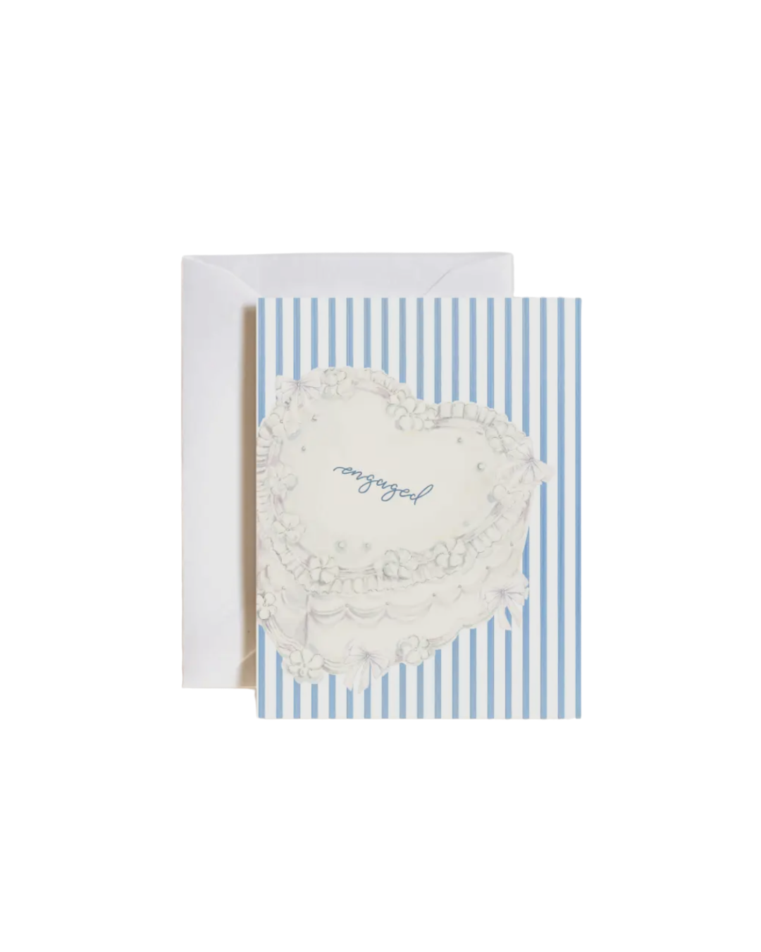 Engaged Cake Card