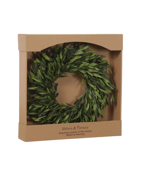 17" Eucalyptus Leaf Wreath