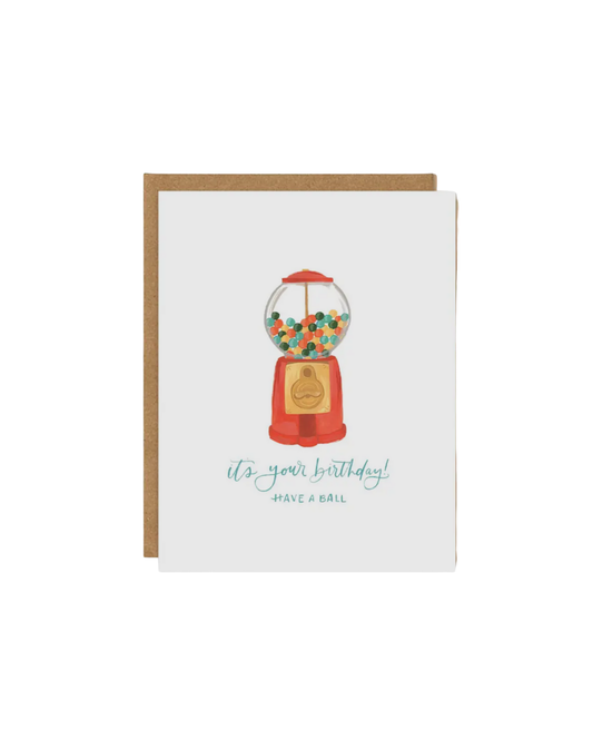 Gumball Birthday Greeting Card