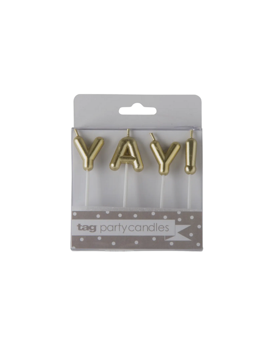 Yay! Candle- Gold Paraffin Wax