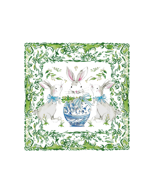 20ct Paper Lunch Napkins- Easter Bunnies